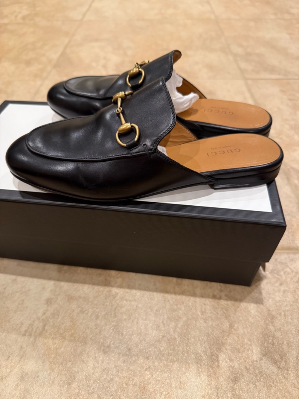 Gucci Women’s Princeton slipper Black size 36 - Picture 4 of 12